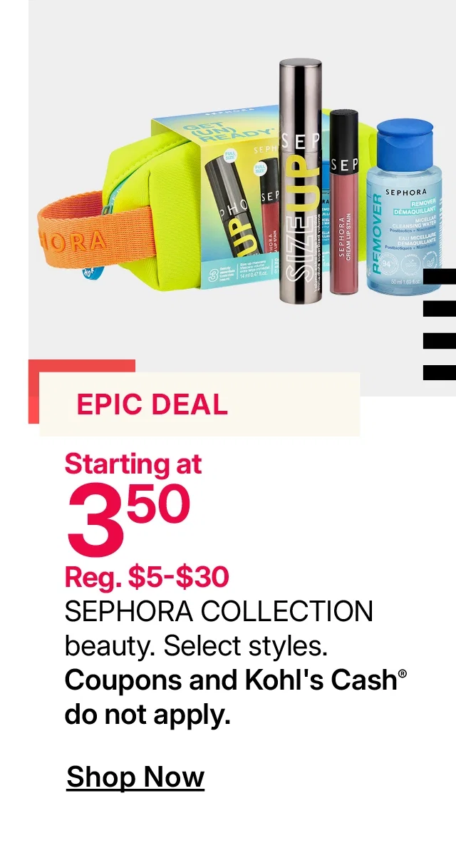 starting at $3.50 sephora collection beauty