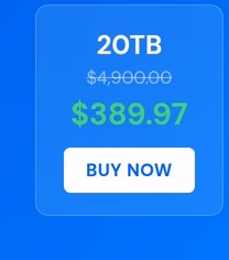 Internxt Cloud Storage Lifetime Subscription: 20TB Plan