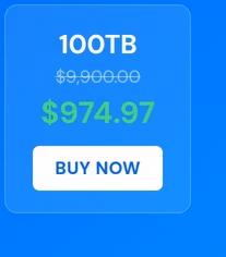 Internxt Cloud Storage Lifetime Subscription: 100TB Plan