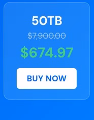 Internxt Cloud Storage Lifetime Subscription: 50TB Plan