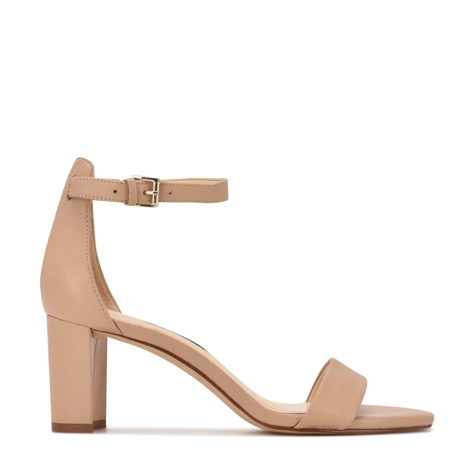 Image of Pruce Ankle Strap Block Heel Sandals