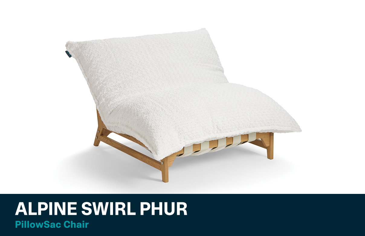 PillowSac Chair Alpine Swirl Phur