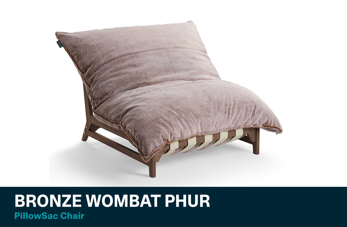 PillowSac Chair Bronze Wombat Phur