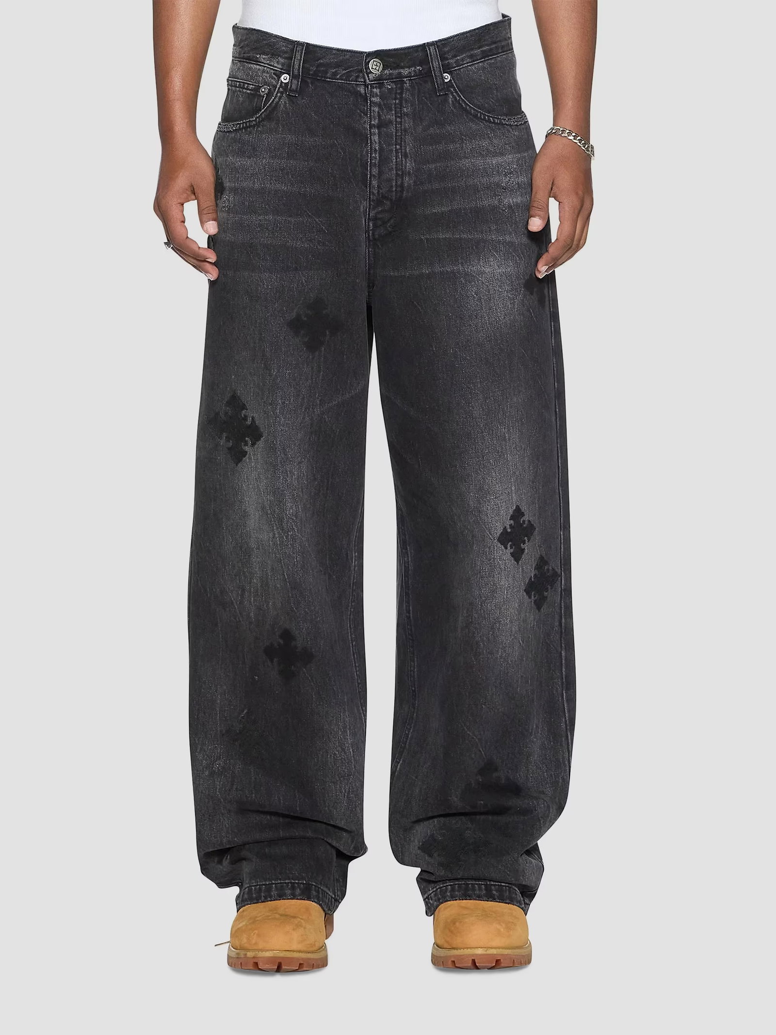 Ksubi Maxx Blakk Metal Kraftwerk Exaggerated Jeans