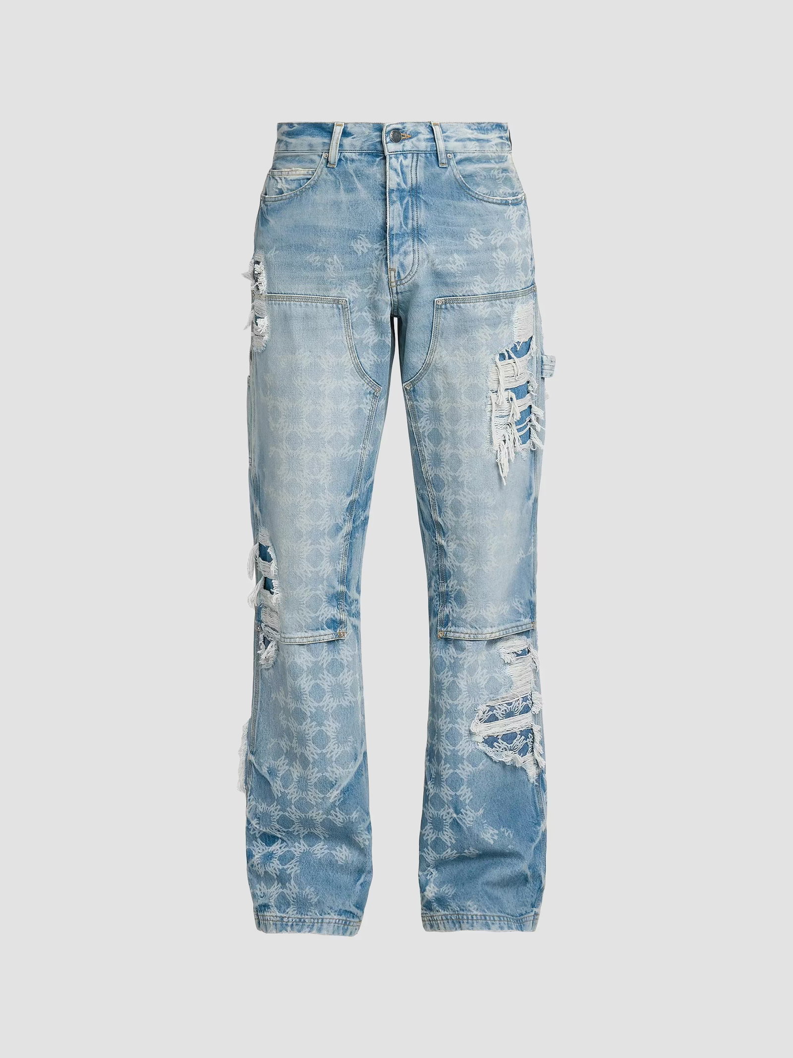 Amiri Bleach Bandana Carpenter Jeans