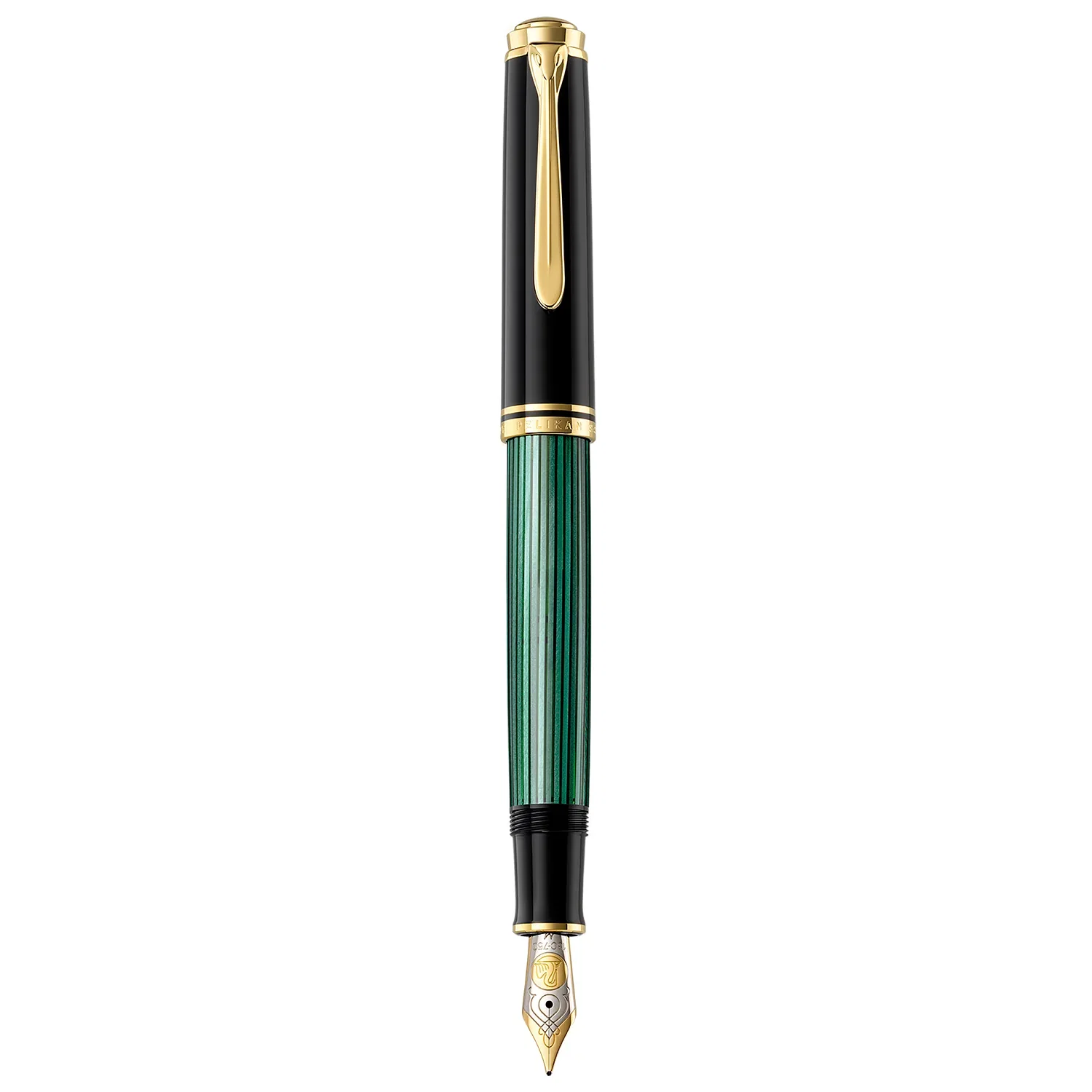 Image of Pelikan Souverän M1000 Black & Green 18K Fountain Pen