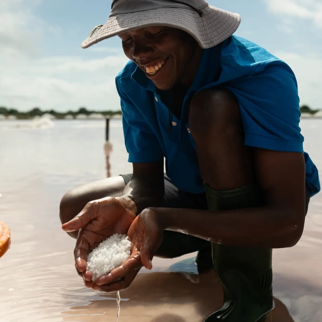 Our pearl salt, in Tanzania.