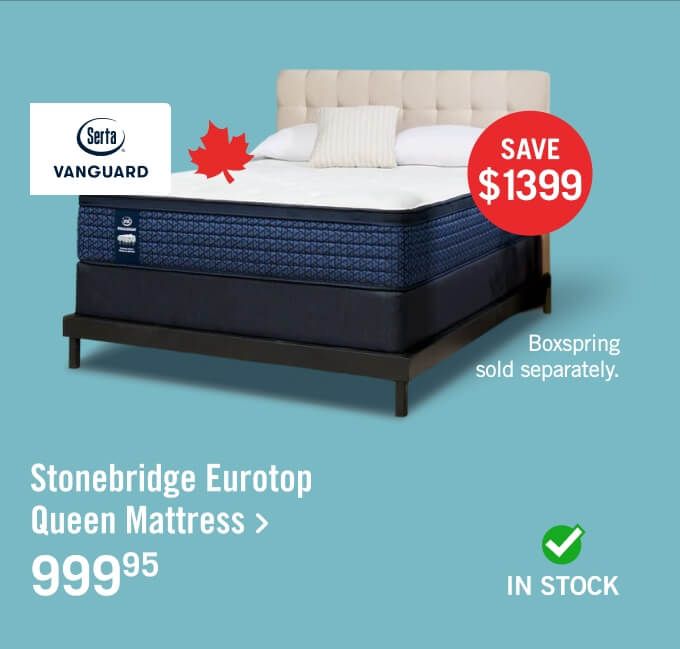 Stonebridge Eurotop Queen Mattress.