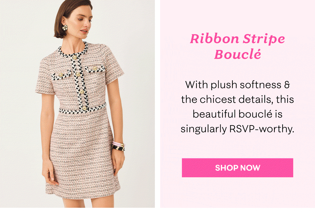 Ribbon Stripe Boucle