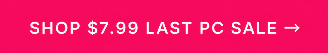 Shop $7.99 last pc sale