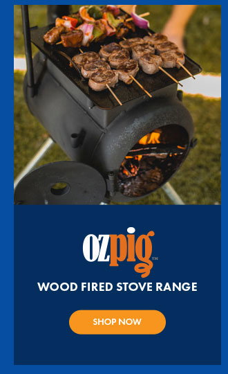 Ozpig Wood Fired Stove Range
