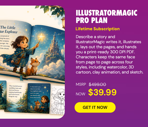 llustratorMagic Pro Plan Lifetime Subscription