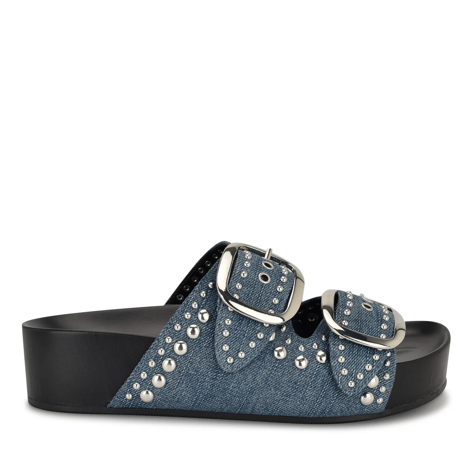 Image of Flinne Studded Footbed Sandals