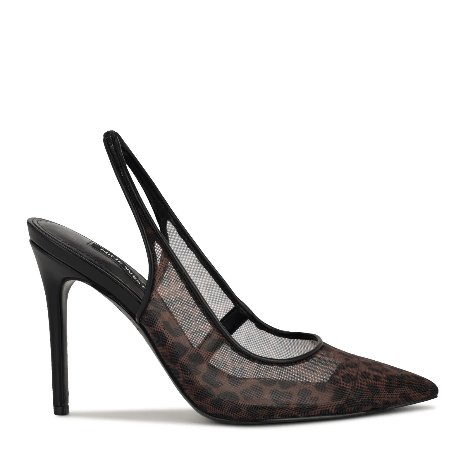 Image of Feather Pointy Toe Slingback Pumps