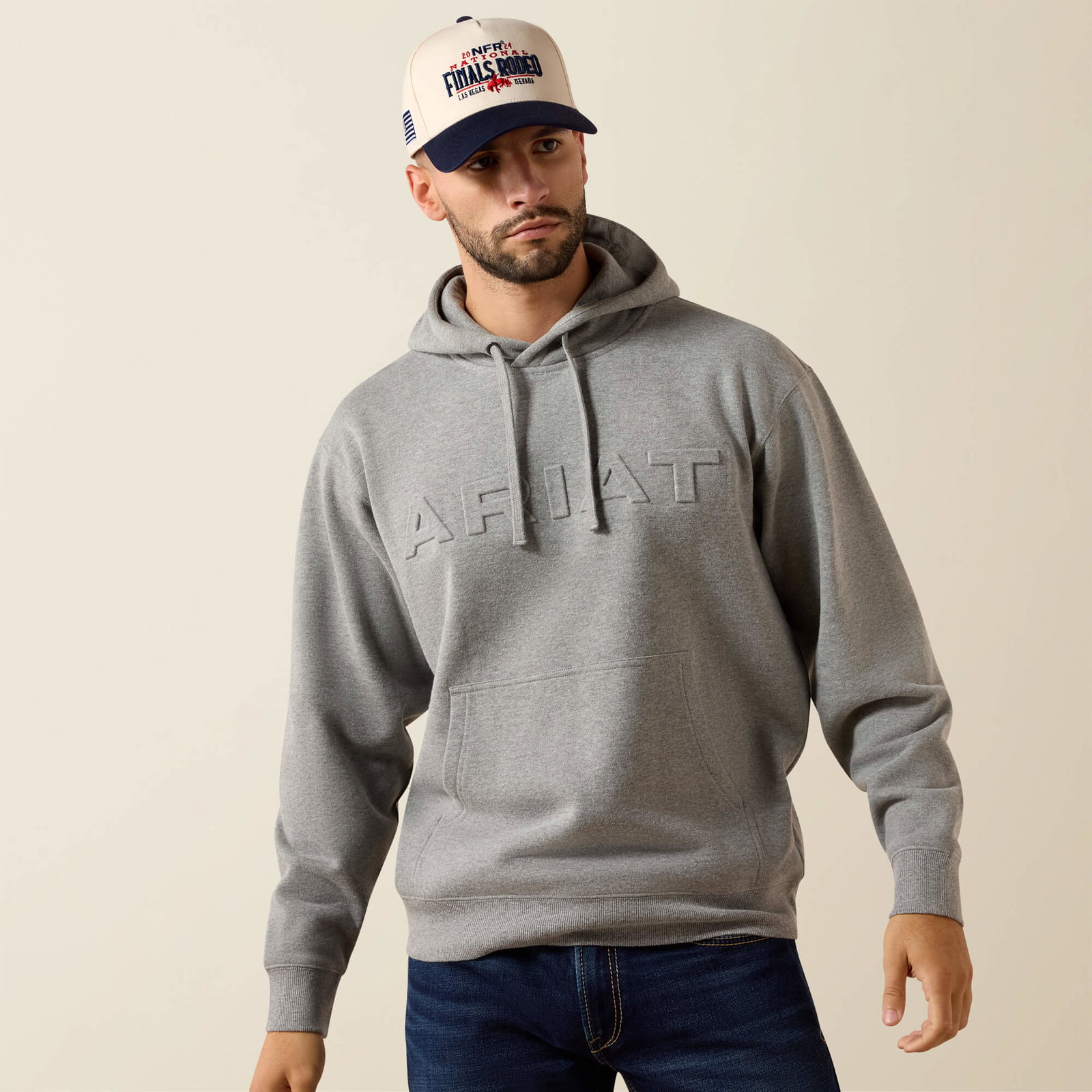 Men’s Ariat Embossed Logo Hoodie