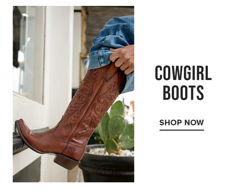 Cowgirl Boots. Shop Now.