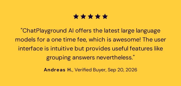 ChatPlayground AI: Lifetime Subscription