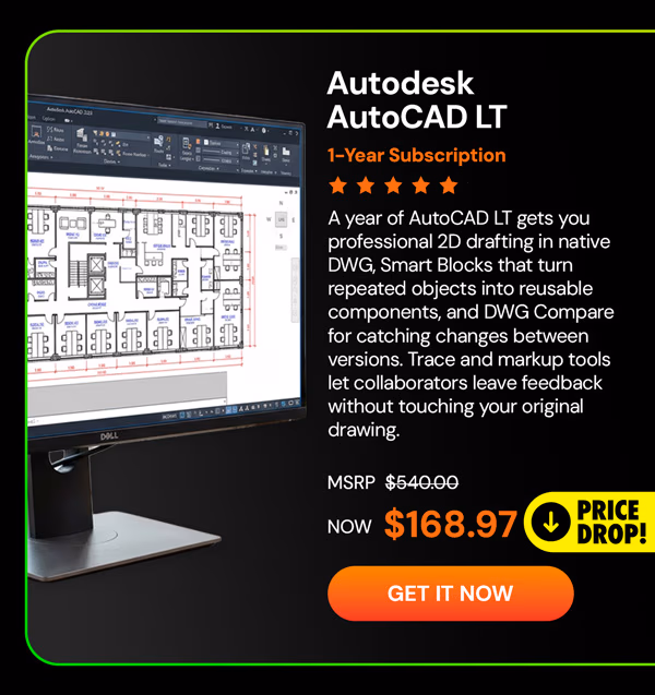 Autodesk AutoCAD LT: 1-Year Subscription