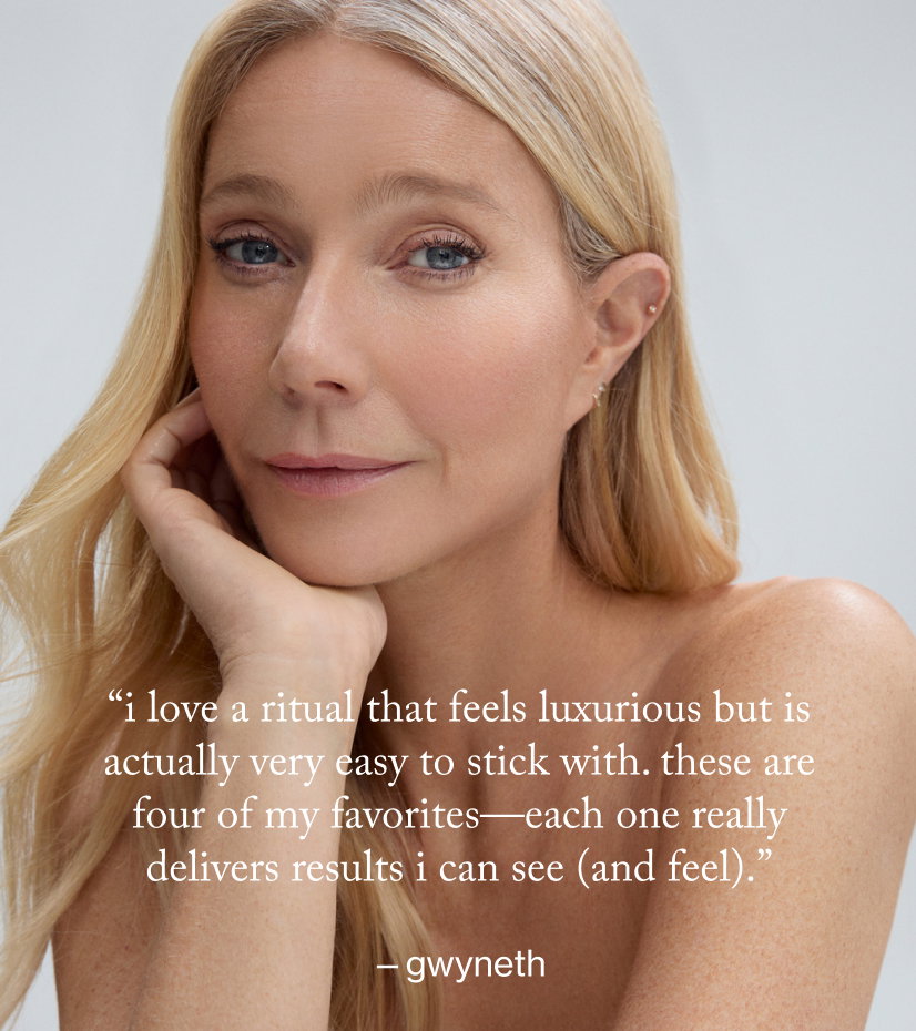“i love a ritual that feels luxurious but is actually very easy to stick with. these are four of my favorites—each one really delivers results I can see (and feel).”