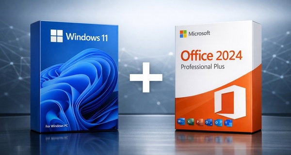 Microsoft Office 2024 Pro Plus & Windows 11 Pro/Home Lifetime Bundle