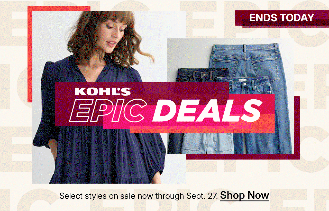 kohl's epic deals