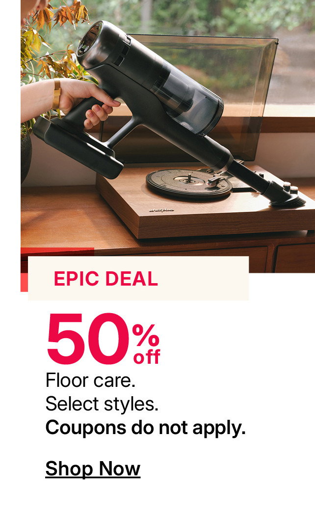 50% off floorcare