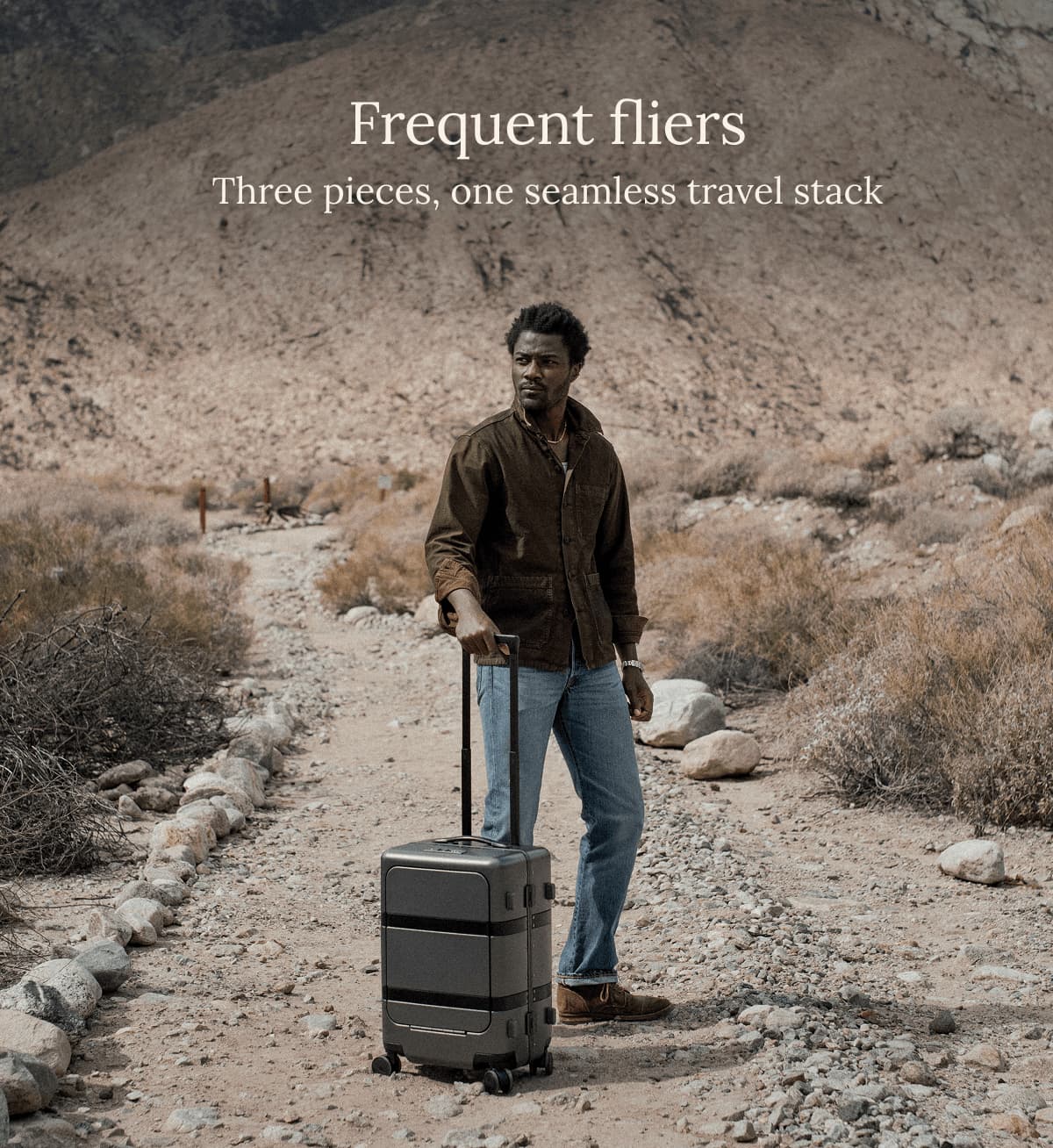 Frequent fliers // Three pieces, one seamless travel stack