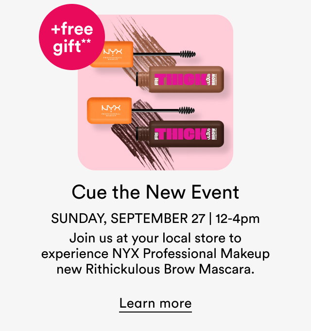Cue the New Event | Sunday, September 27 | 12-4pm | Learn more