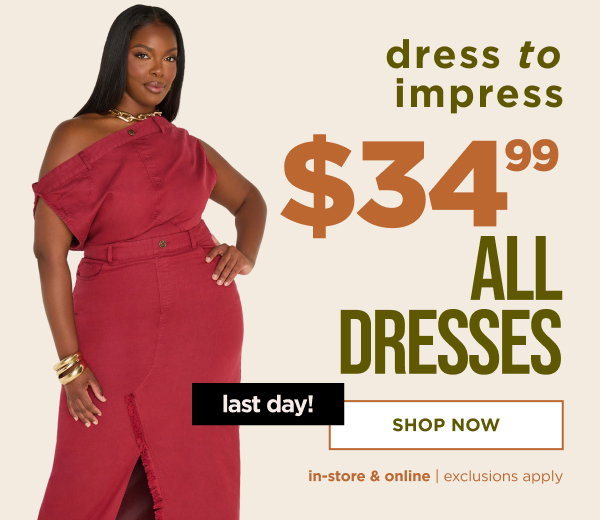 $34.99 All Dresses. Shop now