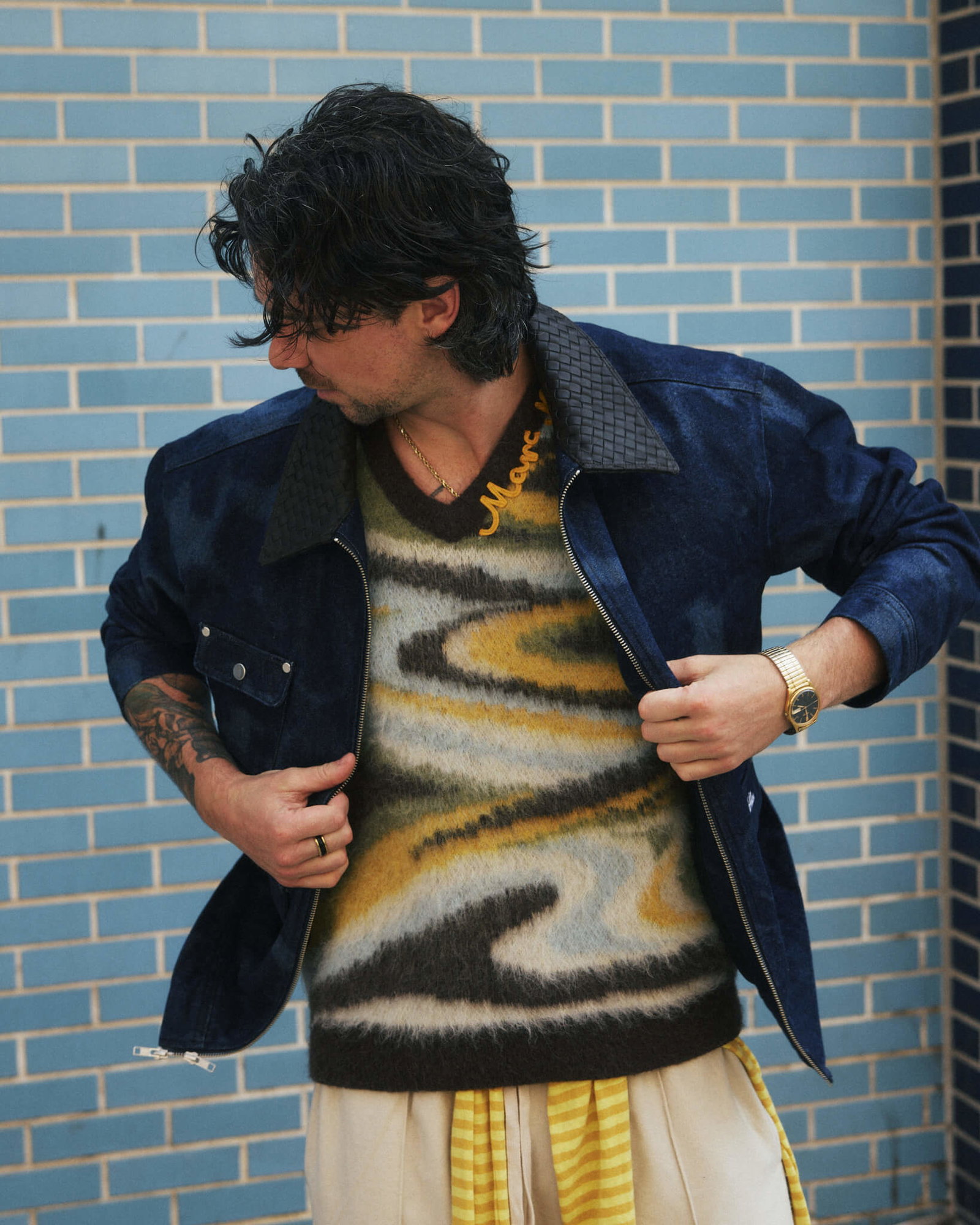 Marble Alpaca Vest
