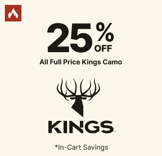 25% Off All Full Price Kings Camo