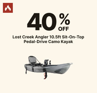 40% Off Lost Creek Angler Camo Kayak