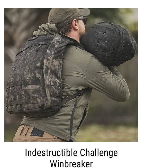 Indestructible Challenge Windbreaker