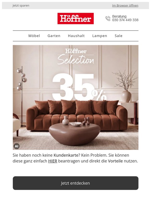 Höffner: 💝 7 Tage, 7 Angebote – Sichern Sie sich täglich exklusive Schnäppchen!