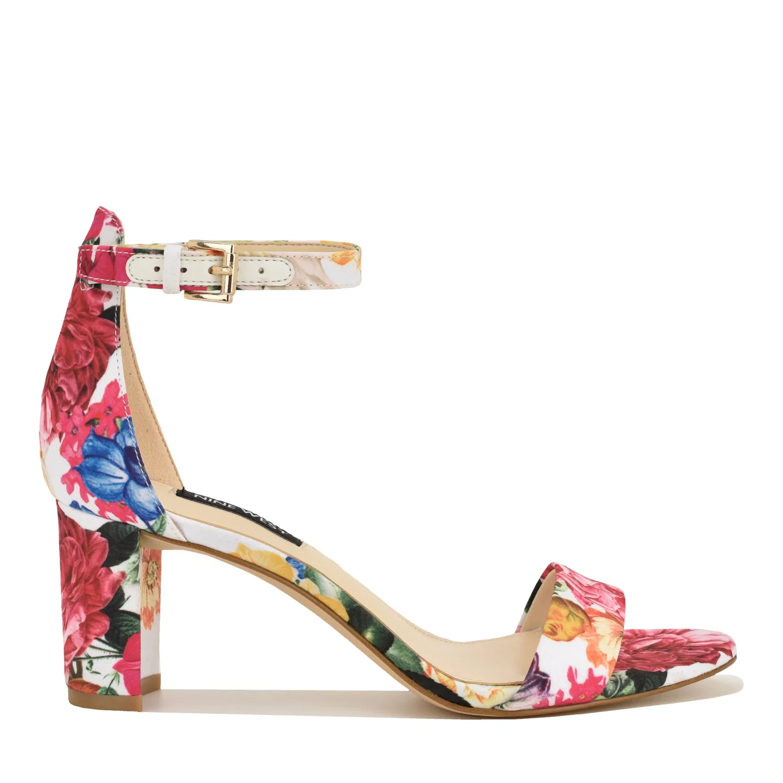 Image of Pruce Ankle Strap Block Heel Sandals