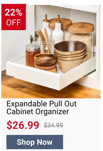 Expandable Pull Out Cabinet Organizer