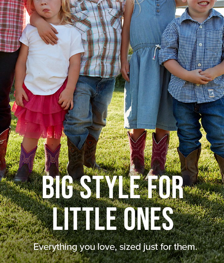 Big Style for Little Ones. Everything you love, sized just for them.