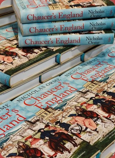 Book cover: Chaucer's England, signed by Nicholas Orme