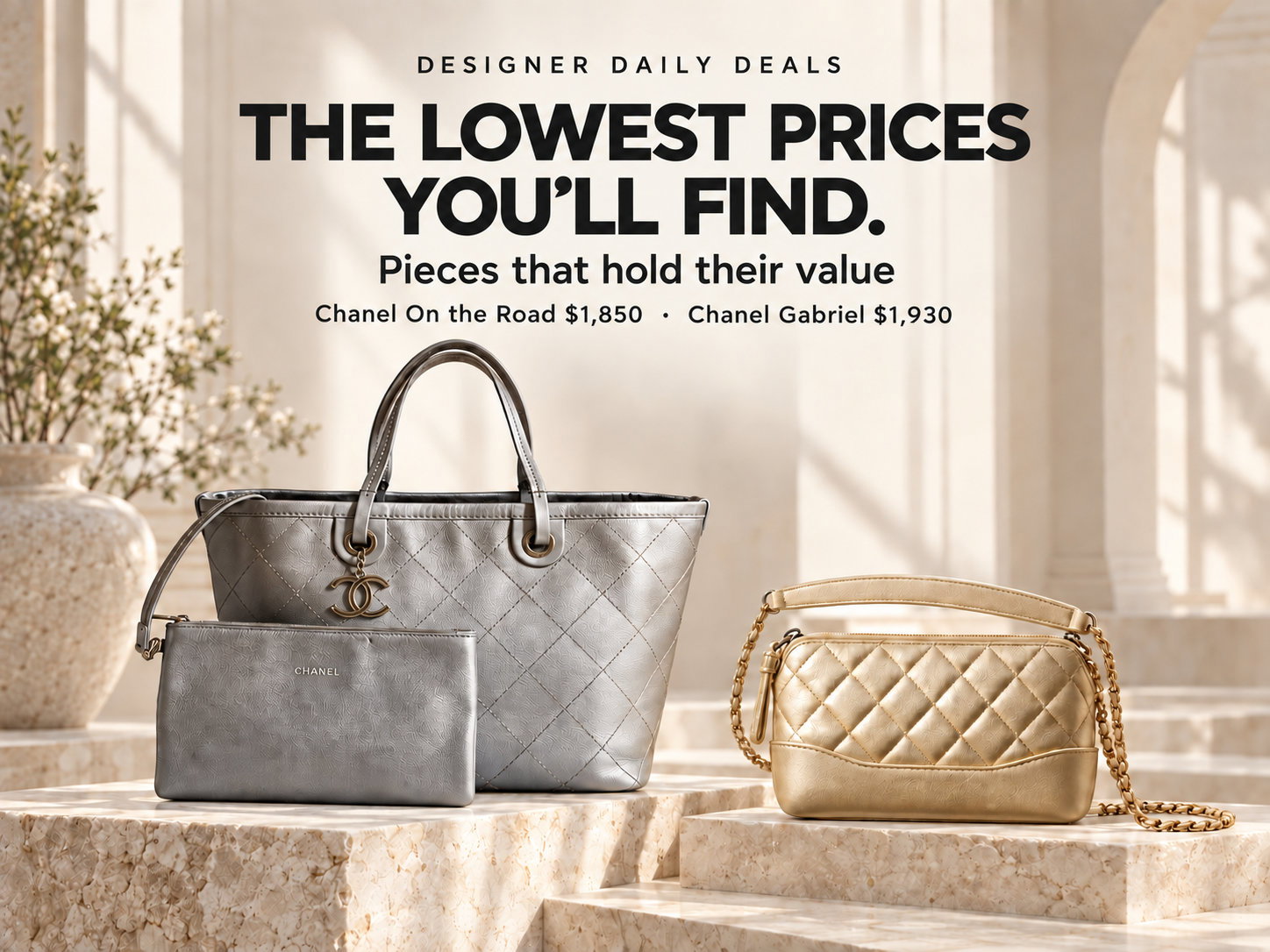 Touch of Modern: Chanel, Dior, Rolex & Creed at prices that can't