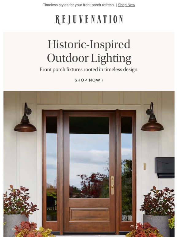 Rejuvenation: Outdoor lighting inspired by historic designs | Milled