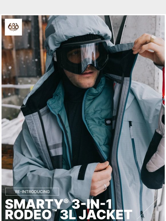 686: The 3-in-1, 3-Layer Jacket Quiver Killer | Milled